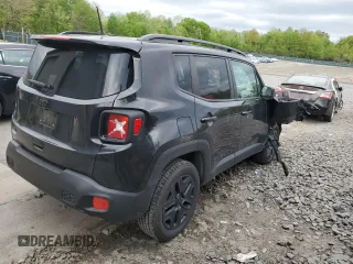 2018 Jeep Renegade Upland z VIN ZACCJBAB4JPH90422, wystawiony jako Copart lot #55999015 z przebiegiem 147 775 mil mil oraz Szkoda całkowita • Salvage title. Historia ofert i sprzedaży dostępna na DreamBid. Obrazek 3.