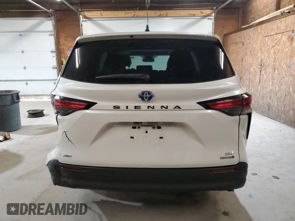 2021 Toyota Sienna XLE с VIN 5TDYSKFC7MS031162, выставлен на аукционе Copart как лот 48371475 с пробегом 47 536 миль миль и Списание • Salvage title. История ставок и продаж доступна на DreamBid. Изображение 6.