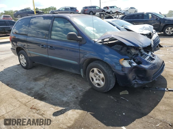 2002 Dodge Caravan SE with VIN 1B4GP243X2B634382, listed as a Copart auction lot 73459694 with 247,875 mi miles and Salvage Title. Bid and sale history available at carsss.com. Image 4.