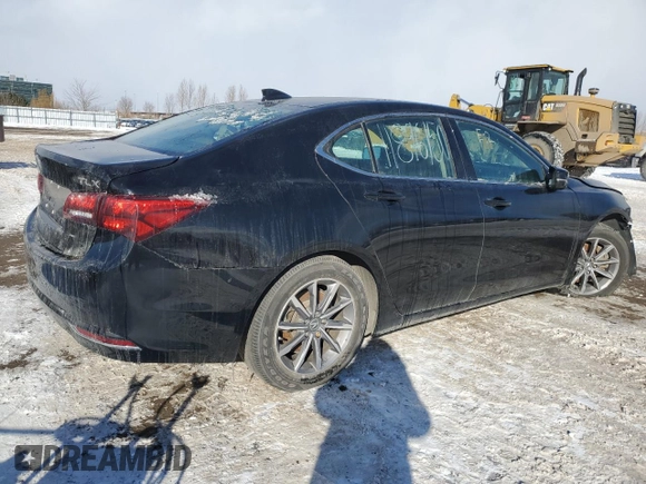 2017 Acura TLX w/Technology Pkg with VIN 19UUB1F56HA800152, listed as a Copart auction lot 42673115 with 0 mi miles and Salvage Title. Bid and sale history available at carsss.com. Image 3.