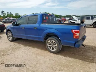 2018 Ford F-150 XL with VIN 1FTEW1CP3JKC81428, listed as a Copart auction lot 58023135 with 162,533 mi miles and Salvage title. Bid and sale history available at DreamBid. Image 2.