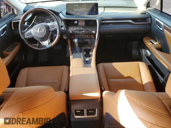 2022 Lexus RX with VIN JTJHZKEA2N2027232, listed as a Copart auction lot 42643925 with 42,593 mi miles and Salvage Title. Bid and sale history available at carsss.com. Image 8.