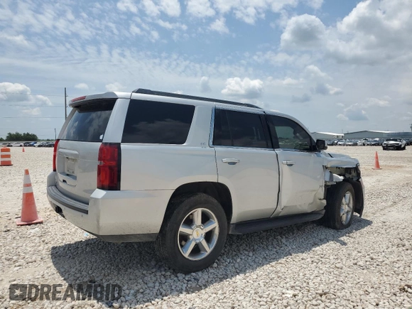 2015 Chevrolet Tahoe LS with VIN 1GNSCAKC9FR744608, listed as a Copart auction lot 55981395 with Not provided miles and Salvage title. Bid and sale history available at DreamBid. Image 3.