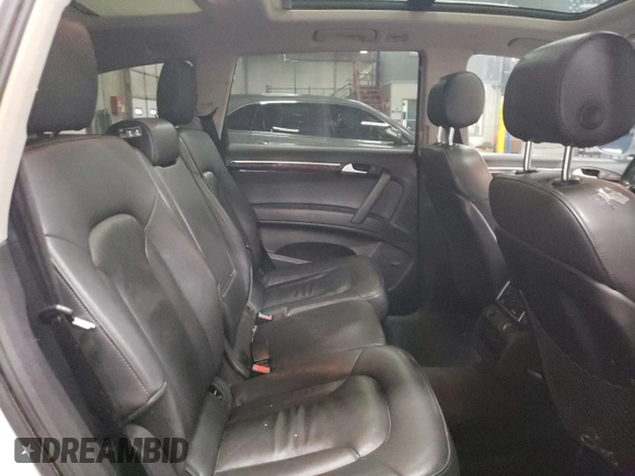 2014 Audi Q7 Premium Plus with VIN WA1LMAFE5ED010771, listed as a Copart auction lot 55587105 with 182,209 mi miles and Salvage title. Bid and sale history available at DreamBid. Image 11.