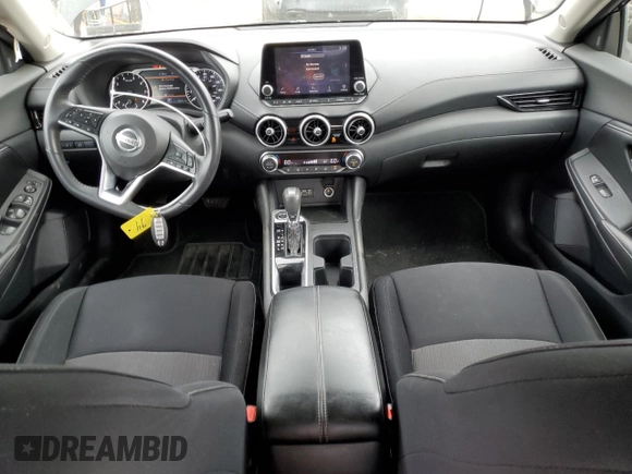 2021 Nissan Sentra SV with VIN 3N1AB8CV5MY256492, listed as a Copart auction lot 51407965 with 58,153 mi miles and Salvage title. Bid and sale history available at DreamBid. Image 8.