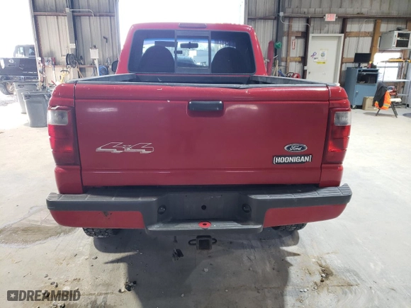 2002 Ford Ranger XL with VIN 1FTYR11U62PA10767, listed as a Copart auction lot 85024224 with 186,312 mi miles and Salvage Title. Bid and sale history available at carsss.com. Image 6.