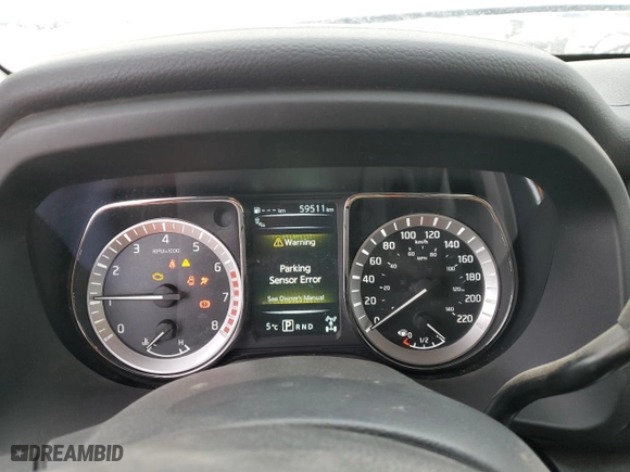 2017 Nissan Titan SV with VIN 1N6AA1E5XHN518592, listed as a Copart auction lot 85963404 with 59,511 mi miles and Salvage Title. Bid and sale history available at carsss.com. Image 9.