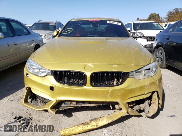 2015 BMW M3 with VIN WBS3C9C53FP803328, listed as a Copart auction lot 47595133 with 50,121 mi miles. Bid and sale history available at carsss.com. Image 5.
