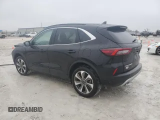 2024 Ford Escape Platinum with VIN 1FMCU9JAXRUB60241, listed as a Copart auction lot 42203275 with 5,907 mi miles and Non Repairable. Bid and sale history available at DreamBid. Image 2.