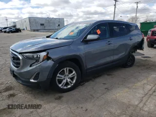2019 GMC Terrain SLE with VIN 3GKALMEV1KL356278, listed as a Copart auction lot 52971455 with 131,071 mi miles and Clean Title. Bid and sale history available at carsss.com. Image 1.