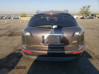 2007 Infiniti FX with VIN JNRBS08W47X400544, listed as a Copart auction lot 73293444 with Not Provided miles and Salvage Title. Bid and sale history available at DreamBid. Image 6.
