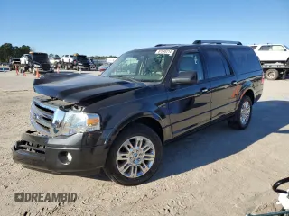 2012 Ford Expedition EL Limited with VIN 1FMJK1K54CEF65609, listed as a Copart auction lot 87046214 with 164,949 mi miles and Salvage Title. Bid and sale history available at carsss.com. Image 1.