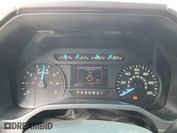 2015 Ford F-150 XLT with VIN 1FTEW1EP8FFC27331, listed as a Copart auction lot 57964575 with 108,594 mi miles and Salvage title. Bid and sale history available at DreamBid. Image 9.