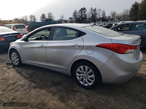 2011 Hyundai Elantra GLS PZEV with VIN 5NPDH4AE9BH031538, listed as a Copart auction lot 45534425 with 0 mi miles and Salvage Title. Bid and sale history available at carsss.com. Image 2.