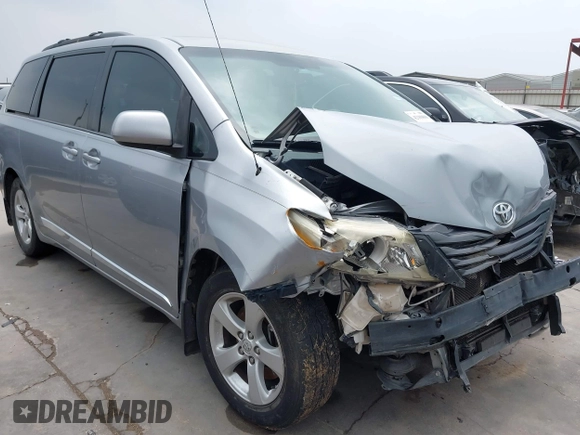 2013 Toyota Sienna LE AAS with VIN 5TDKK3DC0DS300178, listed as a IAAI auction lot 42189800 with 265,568 mi miles and . Bid and sale history available at DreamBid. Image 1.