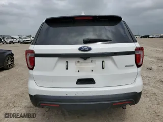 2017 Ford Police Interceptor Utility with VIN 1FM5K8AT8HGA63739, listed as a Copart auction lot 50907305 with 117,860 mi miles and Salvage Title. Bid and sale history available at carsss.com. Image 6.