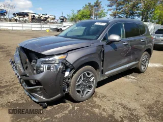 2022 Hyundai Santa Fe Hybrid Limited with VIN KM8S5DA1XNU033737, listed as a Copart auction lot 53679824 with 35,139 mi miles and Salvage Title. Bid and sale history available at carsss.com. Image 1.