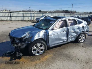 2010 Honda Accord Crosstour EX-L with VIN 5J6TF1H51AL008393, listed as a Copart auction lot 49343955 with 0 mi miles and Salvage Title. Bid and sale history available at carsss.com. Image 1.