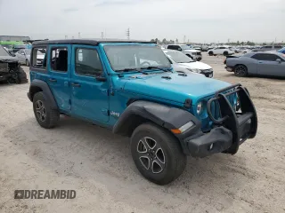 2020 Jeep Wrangler Unlimited Willys with VIN 1C4HJXDN4LW137202, listed as a Copart auction lot 50797485 with 109,509 mi miles and Salvage title. Bid and sale history available at DreamBid. Image 4.