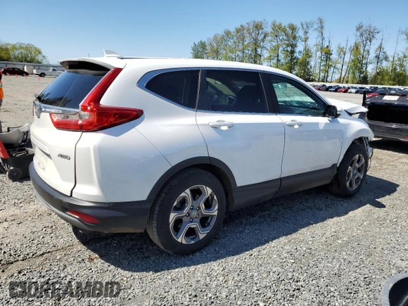 2019 Honda CR-V EX with VIN 2HKRW2H59KH631918, listed as a Copart auction lot 52625905 with 0 mi miles and Clean Title. Bid and sale history available at carsss.com. Image 3.