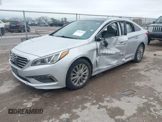 2015 Hyundai Sonata Limited with VIN 5NPE34AF6FH071108, listed as a IAAI auction lot 41946732 with 151,120 mi miles and . Bid and sale history available at carsss.com. Image 2.