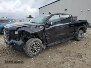 2022 GMC Sierra 1500 AT4 with VIN 3GTP9EEL6NG111028, listed as a Copart auction lot 59503325 with 59,110 mi miles and Salvage title. Bid and sale history available at DreamBid. Image 1.