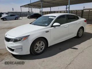 2016 Kia Optima LX with VIN 5XXGT4L31GG043676, listed as a Copart auction lot 50273545 with 93,884 mi miles and Salvage Title. Bid and sale history available at carsss.com. Image 1.