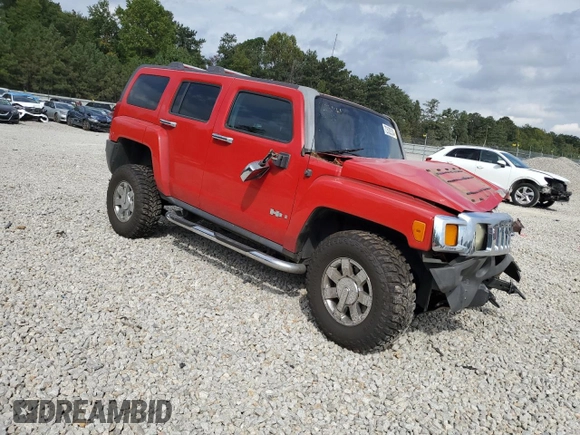 2006 Hummer H3 with VIN 5GTDN136568101403, listed as a Copart auction lot 72532524 with 239,120 mi miles and Salvage Title. Bid and sale history available at carsss.com. Image 4.