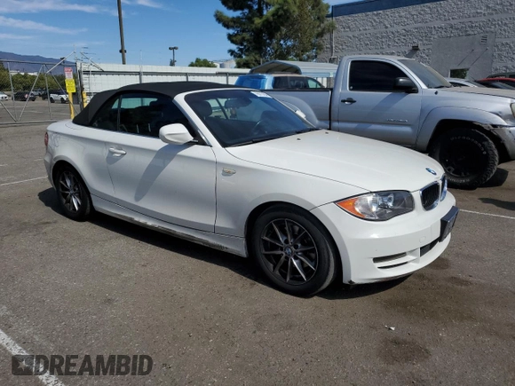 2010 BMW 1 Series 128i with VIN WBAUN1C51AVH81857, listed as a Copart auction lot 76075704 with 119,511 mi miles and Salvage title. Bid and sale history available at DreamBid. Image 4.