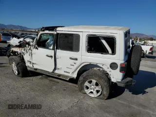 2021 Jeep Wrangler Unlimited Sport with VIN 1C4HJXKN6MW652237, listed as a Copart auction lot 75054554 with Not provided miles and Salvage title. Bid and sale history available at DreamBid. Image 2.