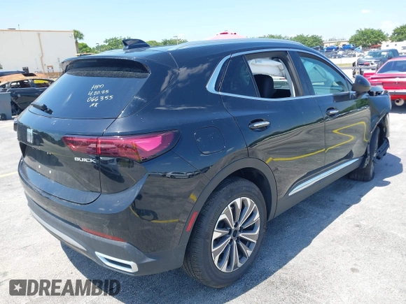 2024 Buick Envision Preferred with VIN LRBFZME43RD066355, listed as a IAAI auction lot 42202838 with 18,808 mi miles and . Bid and sale history available at DreamBid. Image 4.