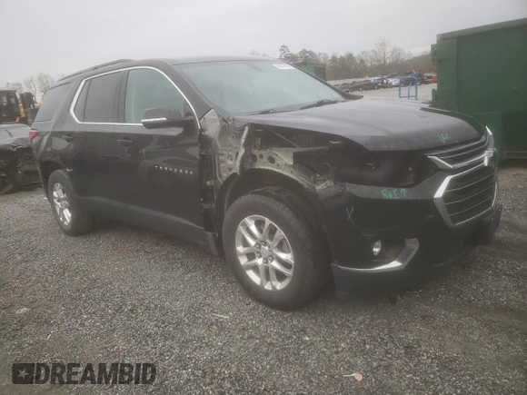 2019 Chevrolet Traverse LT Leather with VIN 1GNEVHKW6KJ245459, listed as a Copart auction lot 49576785 with 97,626 mi miles and Salvage Title. Bid and sale history available at carsss.com. Image 4.