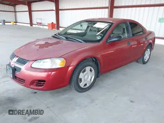 2004 Dodge Stratus SE with VIN 1B3EL36X54N395337, listed as a IAAI auction lot 41893310 with 101,161 mi miles. Bid and sale history available at carsss.com. Image 2.