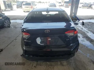 2022 Toyota Corolla LE with VIN JTDEPMAEXNJ197960, listed as a Copart auction lot 52386075 with 32,221 mi miles and Salvage Title. Bid and sale history available at DreamBid. Image 6.