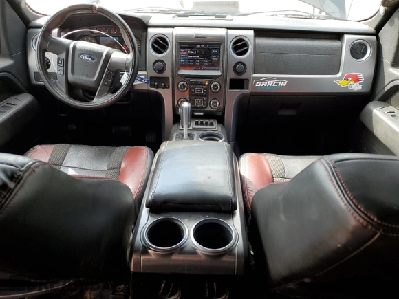 2014 Ford F-150 SVT Raptor with VIN 1FTFW1R64EFA49681, listed as a Copart auction lot 45182225 with 171,138 mi miles and Salvage Title. Bid and sale history available at carsss.com. Image 8.