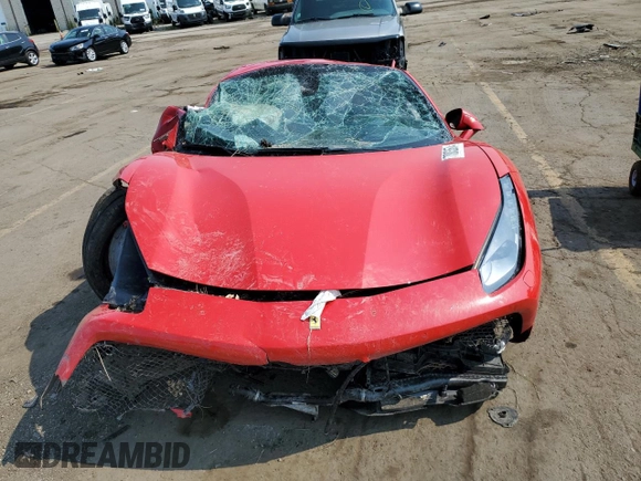 2018 Ferrari 488 z VIN ZFF79ALA0J0235841, wystawiony jako Copart lot #70033674 z przebiegiem Nie podano mil oraz Tytuł czysty. Historia ofert i sprzedaży dostępna na DreamBid. Obrazek 5.