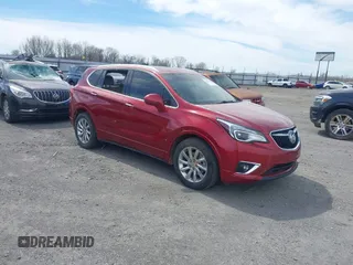 2020 Buick Envision Essence with VIN LRBFXCSA2LD019996, listed as a IAAI auction lot 41822093 with 112,829 mi miles and . Bid and sale history available at carsss.com. Image 1.