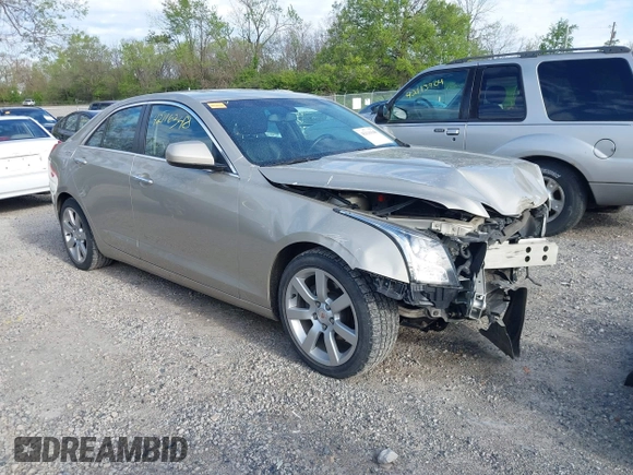 2014 Cadillac ATS Standard RWD z VIN 1G6AA5RA0E0103116, wystawiony jako IAAI lot #42116348 z przebiegiem 133 956 mil mil oraz . Historia ofert i sprzedaży dostępna na DreamBid. Obrazek 1.