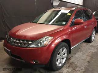 2006 Nissan Murano SL with VIN JN8AZ08W46W517279, listed as a IAAI auction lot 41662143 with 147,529 mi miles. Bid and sale history available at carsss.com. Image 2.