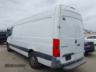 2021 Mercedes-Benz Sprinter Cargo with VIN W1W40CHY4MT054679, listed as a IAAI auction lot 42078941 with 148,214 mi miles. Bid and sale history available at carsss.com. Image 3.
