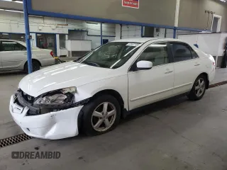 2003 Honda Accord LX z VIN JHMCM56353C081546, wystawiony jako Copart lot #57437185 z przebiegiem 143 245 mil mil oraz Szkoda całkowita • Salvage title. Historia ofert i sprzedaży dostępna na DreamBid. Obrazek 1.