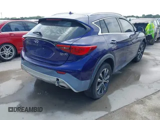 2017 Infiniti QX30 Premium with VIN SJKCH5CR9HA035085, listed as a IAAI auction lot 42675557 with Not provided miles and . Bid and sale history available at DreamBid. Image 4.