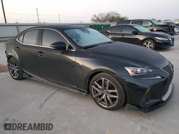 2020 Lexus IS with VIN JTHGZ1B25L5036118, listed as a Copart auction lot 49970995 with 78,321 mi miles and Salvage Title. Bid and sale history available at carsss.com. Image 4.