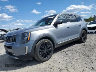 2020 Kia Telluride SX with VIN 5XYP5DHC4LG084960, listed as a Copart auction lot 53172905 with 74,757 mi miles and Salvage title. Bid and sale history available at DreamBid. Image 1.