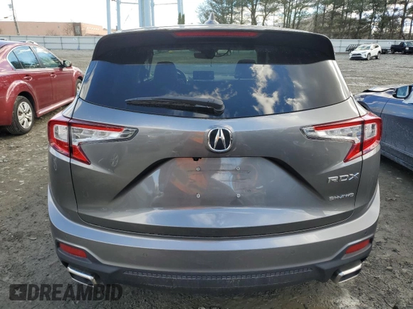 2023 Acura RDX w/Technology Package with VIN 5J8TC2H53PL002948, listed as a Copart auction lot 43728625 with 25,901 mi miles and Salvage Title. Bid and sale history available at carsss.com. Image 6.