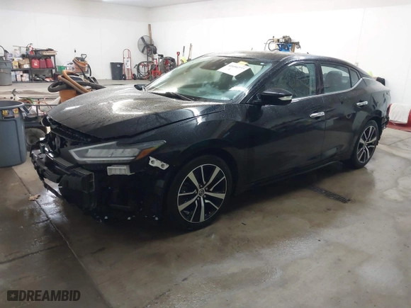 2022 Nissan Maxima SV with VIN 1N4AA6CV5NC503286, listed as a IAAI auction lot 41694777 with 60,269 mi miles. Bid and sale history available at carsss.com. Image 2.