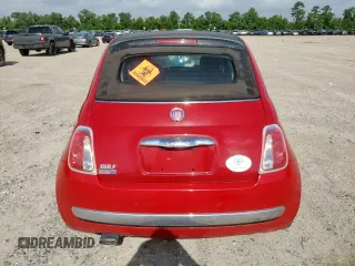 2016 FIAT 500 Lounge with VIN 3C3CFFER9GT122184, listed as a Copart auction lot 61877895 with 49,071 mi miles and Salvage title. Bid and sale history available at DreamBid. Image 6.