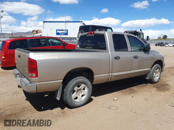 2003 Dodge 1500 ST with VIN 1D3HU18D33J616687, listed as a Copart auction lot 54588085 with 182,600 mi miles and Salvage Title. Bid and sale history available at DreamBid. Image 3.