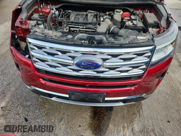 2018 Ford Explorer Limited z VIN 1FM5K7F83JGB41204, wystawiony jako Copart lot #62181525 z przebiegiem 64 817 mil mil oraz Czysty tytuł • Clean title. Historia ofert i sprzedaży dostępna na DreamBid. Obrazek 12.