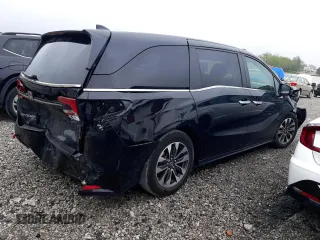 2023 Honda Odyssey EX-L with VIN 5FNRL6H66PB060032, listed as a Copart auction lot 72218364 with Not Provided miles and Salvage Title. Bid and sale history available at carsss.com. Image 3.